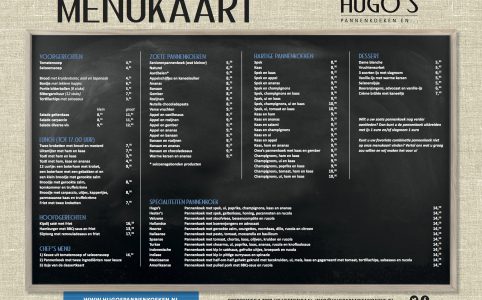 menukaart